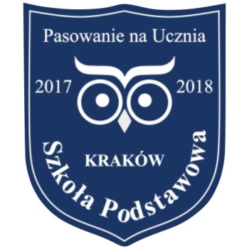 Wzór 1 tarczy szkolnej z granatowo białego laminatu grawerskiego